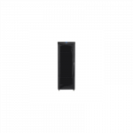 Lanberg | Rack cabinet 19" free-standing 42U/800x800 (flat pack) with glass door, LCD | FF01-8842-12BL | Black
