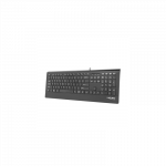Natec Keyboard, Barracuda, US Layout, Slim | Natec | Keyboard | Barracuda | Standard | Wired | US | Black | 529 g