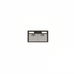 CATA | Hood | GT-PLUS 45 BK /M | Canopy | Energy efficiency class C | Width 60 cm | 645 m&sup3;/h | Mechanical control | LED | Black