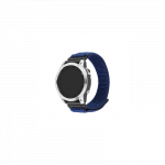 Fixed | Sporty Strap for Garmin QuickFit 22mm | 160-210 mm | Dark blue | Nylon