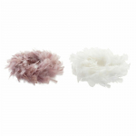 Kalėdinis vainikas DKD Home Decor Porolonas Plunksna (40 x 40 x 6 cm) (2 pcs)