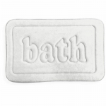 Neslidžios vonios kilimėlis TODAY Bath PVC 40 x 60 cm Balta