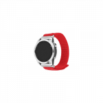 Fixed | Sporty Strap for Garmin QuickFit 22mm | 160-210 mm | Red | Nylon