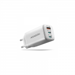 AXAGON GaN wallcharger 3x port (USB-A + 2x USB-C), PD3.0/PPS/QC4+/SFC2.0/AFC/SCP/FCP/Apple, 65W | ACU-DPQ65W