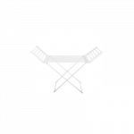 Adler | Foldable electric clothes drying rack | AD 7821 | Silver/White | IP22