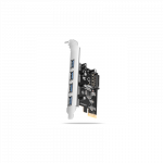 AXAGON PCI-Express card with four external USB-A 5Gbps ports | PCEU-430RS