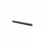 Lanberg | Patch Panel 24 port 1U 19" CAT.6 UTP | PPU6-1024-B | Black