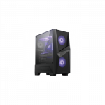 MSI MAG FORGE 100M PC Case, Mid-Tower, USB 3.2, Black | MSI | MAG FORGE 100M | Black | ATX | Power supply included No