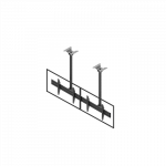 EDBAK | Ceiling mount | MBV2155-L | 50-57 " | Maximum weight (capacity) 140 kg | Black