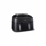 Philips | Dual Basket Airfryer | NA551/00 5000 Series | Power 2750 W | Capacity 9 L | RapidAir Plus and Air Steam | Black