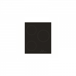 Simfer | Hob | H4.030.DECSP | Vitroceramic | Number of burners/cooking zones 3 | Touch | Black