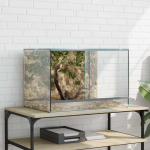 Terariumas su saugykla Skaidrus 60 x 40 x 40 cm Stiklas