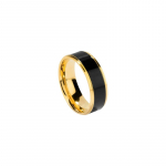 Vyri&scaron;ki žiedas Radiant RH000137-26 26 Juoda Auksinis
