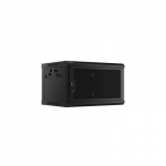Lanberg | Rack cabinet 19" wall-mount 6U/600x450 with perforated door (flat pack) | WF01-6406-23B | Black