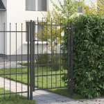 Tvora vartai ASTEN 100 x 150 cm Metalas Juoda Užrakintas