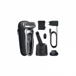 Braun | Shaver | 71-S7200cc | Operating time (max) 50 min | Wet & Dry | Silver/Black