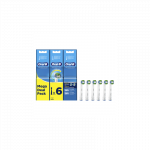 Oral-B | Precision Clean Replaceable Toothbrush Heads | Heads | For adults | Number of brush heads included 6 | White