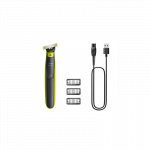 Philips Shaver | QP2724/23 OneBlade | Operating time (max) 45 min | Wet & Dry | NiMH | Black/Lime