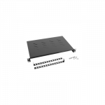 Lanberg 19" fixed shelf 1U/483x300mm, max load capacity up to 25kg | AK-1004-B | Black