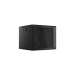 Lanberg | Rack cabinet 19" wall-mount 9U/600x600 (flat pack) V2 | WF01-6609-10B | Black