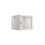 Lanberg | Rack cabinet 19" wall-mount 9U/600x600 (flat pack) with glass door | WF01-6609-10S | Grey