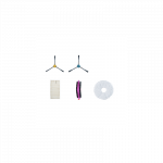 Midea Spare Parts Kit for V12: 6x Side brushes, 2x Roller brushes, 3x HEPA Filters, 4x Mops, 3x Dust Bags