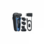 Braun | Shaver | 61-B1500s | Operating time (max) 50 min | Wet & Dry | Blue/Black