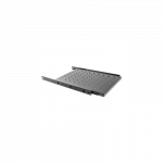 Lanberg 19" Sliding Shelf 1U/465x750mm | AK-1011-B | Black