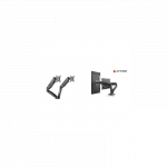 ICY BOX IB-MS304-T, Monitor stand with desk mounted base, for two screens, size up to 27'' | Raidsonic