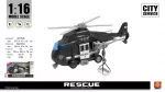 Inerciālais glāb&scaron;anas helikopters 1:16 ar gaismas un skaņas efektiem