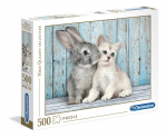 Clementoni dėlionė "Cat & Bunny" 500pcs