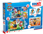 Clementoni Dėlionė Paw Patrol Edukit 4in1