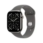 Apple Watch Series 11 GPS + Cellular 46 mm Natural Titanium Case with Stone Gray Sport Band - M/L | MFCX4ZR/A | 0195950629507