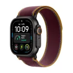 Apple Watch Ultra 4 GPS + Cellular 49 mm Black Titanium / Trail Loop M/L Burgundy | MJC44QF/A | 0195951218465