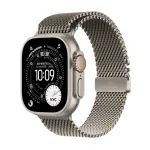 Apple Watch Ultra 3 GPS + Cellular 49 mm Natural Titanium Case with Natural Titanium Milanese Loop | MEWW4QF/A | 0195950609578