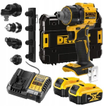 Dewalt 18v xr 2x5ah bezszczotkowa wiertarko-wkrętarka wielogłowicow | DCD803P2T | 5035048838129