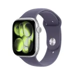 Apple Watch Series 11 GPS 46 mm Silver Aluminium Case with Sport Band (purple Fog) - M/L | MEVA4ZR/A | 0195950632286