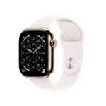 Apple Watch Series 11 GPS + Cellular 42 mm Gold Titanium Case with Sport Band (light Blush) - S/M | MF8W4ZR/A | 195950629460