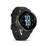 Garmin Venu 4 Smart Watch 41 Mm, GPS, Black with Dark Gray Silicone Band EU | 010-03013-02 | 0753759342869