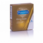 Prezervatyvai Pasante King Size (3 vnt.)