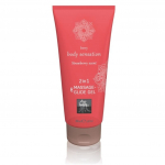 SHIATSU masažo gelis &ndash; lubrikantas Strawberry (200 ml)
