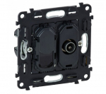 TV lizdo + kompiuterio lizdo RJ45 mechanizmas Valena life Legrand 753055