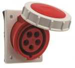 Pramoninis įleidžiamas ki&scaron;tukinis lizdas Pawbol B.1905 (16A, 5P, 400V, IP67)