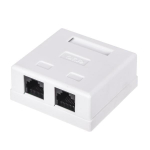 Vir&scaron;tinkinis ki&scaron;tukinis lizdas RJ45 (2 prievadai, UTP CAT6)