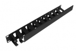Kabelių sutvarkymo panelė&ndash;&scaron;ukos 19" 1U LK-CM-048 (horizontali, 16 skyrių)