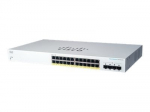 24 prievadų komutatorius Cisco CBS220-24P-4G-EU (Valdomas, 24x1Gb PoE, 4xSFP, L2, 256Gbps)