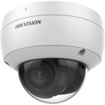 Hikvision dome DS-2CD2163G2-IU F4 (balta, 6 MP, 30 m. IR, AcuSense)