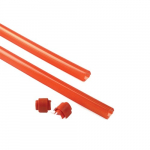 Guminė juosta kelio užtvaro svirtims NICE XBA13 (9x1 m, raudona)