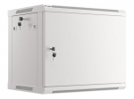 Komutacinė spinta 19'' pakabinama 9U 600x600mm (pilka, surinkta, IP20) AWM2-6609