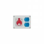 PawBol B.1602-S R-BOX plastikinis skydelis (2x250V 1x16A/5P)